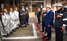 Президент Казахстана Касым-Жомарт Токаев посетил Актюбинский завод ферросплавов АО «ТНК «Казхром»