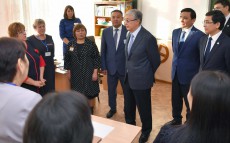 Мемлекет басшысы Елордадағы №23 орта мектепке барды