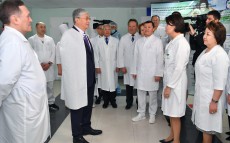 Глава государства посетил РГП «Научно-исследовательский институт травматологии и ортопедии»