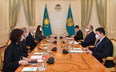 Kassym-Jomart Tokayev receives Arnaud Breuillac, President of the Exploration & Production of Total