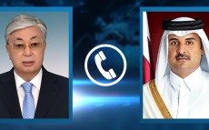 Состоялся телефонный разговор Президента Касым-Жомарта Токаева с Эмиром Катара шейхом Тамимом бен Хамадом Аль Тани