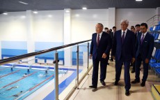 Нурсултан Назарбаев принял участие в церемонии открытия спортивного комплекса «Үшқоңыр»