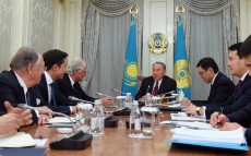 Встреча с руководством компании «Rothschild & Co» Эриком де Ротшильдом, Клаусом Мангольдом и Джованни Салветти