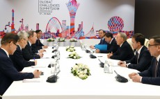 Встреча с восьмым генеральным секретарём ООН, председателем Совета Боаоского азиатского форума Пан Ги Муном