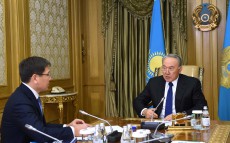 Мемлекет басшысы «Қазатомөнеркәсіп» ҰАК» АҚ басқармасының төрағасы Асқар Жұмағалиевті қабылдады