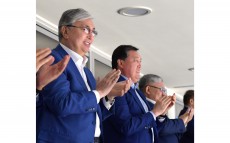 Мемлекет басшысы Қазақстан Республикасы Президентінің хоккейден 10-шы мерейтойлық кубогының ашылу салтанатына қатысты