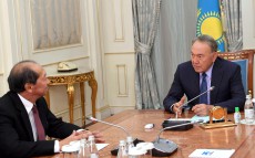 Мемлекет басшысы «Назарбаев Университеті» дербес білім беру мекемесінің президенті Шигео Катсумен кездесті