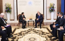 Встреча с Президентом Исламского банка развития Бандаром бен Мухаммадом Хаджаром на полях Саммита Организации исламского сотрудничества по науке и технологиям