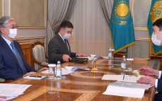 The President receives Minister of Ecology, Geology and Natural Resources Magzum Mirzagaliyev