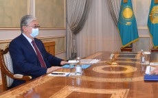 The Head of State receives Chairman of the Financial Monitoring Agency Zhanat Elimanov