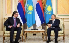 Нұрсұлтан Назарбаев Сербия Республикасының Премьер-Министрі Александр Вучичпен кездесті