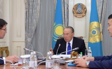 Елбасы «Қазатомөнеркәсіп» ұлттық атом компаниясы» акционерлік қоғамы басқармасының төрағасы Асқар Жұмағалиевті қабылдады
