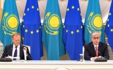 Брифинг для представителей средств массовой информации по итогам переговоров с Председателем Европейского совета Дональдом Туском
