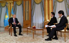 Интервью телерадиовещательной корпорации NHK и информационному агентству «Киодо Цусин»