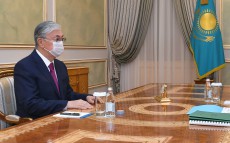 The President receives Foreign Minister Mukhtar Tileuberdi