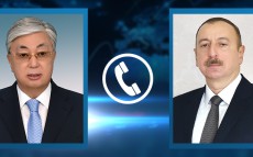 President of Kazakhstan Kassym-Jomart Tokayev had a telephone conversation with President of Azerbaijan Ilham Aliyev