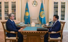 Глава государства принял председателя агентства по противодействию коррупции Алика Шпекбаева