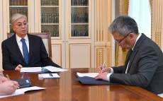 Глава государства принял Специального представителя Президента Казахстана по Афганистану Талгата Калиева