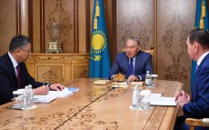 Елбасы Нурсултан Назарбаев принял заведующего Секретариатом, заместителя Председателя Ассамблеи народа Казахстана Жансеита Туймебаева