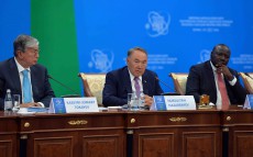 Қазақстан Президенті «Ядролық қарусыз әлем қалыптастыру» атты халықаралық конференцияның пленарлық отырысына қатысты