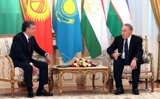 Мемлекет басшысы Нұрсұлтан Назарбаев Өзбекстан Республикасының Президенті Шавкат Мирзиёевпен кездесті
