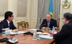 Встреча с ректором Казахского национального университета имени аль-Фараби Галимкаиром Мутановым