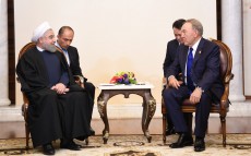 Встреча с Президентом Исламской Республики Иран Хасаном Рухани на полях Саммита Организации исламского сотрудничества по науке и технологиям