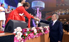 President Nursultan Nazarbayev attends concert dedicated to the International Women’s Day