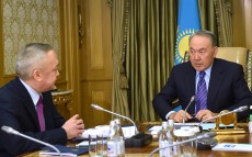 Meeting with Chairman of Accounts Committee for Control over National Budget Execution Kozy-Korpesh Dzhanburtchin