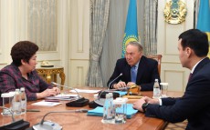 Встреча с председателем правления автономной организации образования «Назарбаев Интеллектуальные школы» Куляш Шамшидиновой