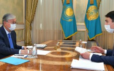 Глава государства принял министра экологии, геологии и природных ресурсов Магзума Мирзагалиева