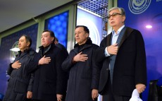 Қасым-Жомарт Тоқаев футболдан 2020 жылы өтетін Еуропа чемпионатының іріктеу турнирінің матчына барды