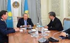 Meeting with Karim Massimov, National Security Committee Chairman, and Kalmukhanbet Kassymov, Interior Minister