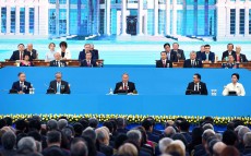 Participation in the solemn meeting on the 25th anniversary of Kazakhstan’s Independence