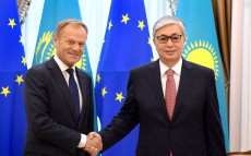 Президент Казахстана Касым-Жомарт Токаев провел переговоры с Председателем Европейского совета Дональдом Туском