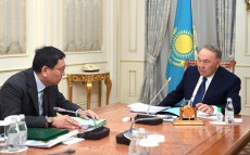 Первый Президент Республики Казахстан – Елбасы Нурсултан Назарбаев встретился с председателем Национального банка Ерболатом Досаевым