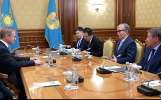 Президент Казахстана Касым-Жомарт Токаев принял Председателя Правления компании «Borealis» Альфреда Штерна