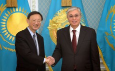 The President of Kazakhstan meets with Yang Jiechi, Member of the Political Bureau of the Central Committee of the Communist Party of China