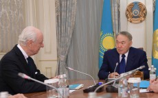 Встреча со специальным посланником Генерального секретаря ООН по Сирии Стаффаном де Мистурой