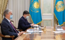 Глава государства принял генерального директора Научно-исследовательского института проблем биологической безопасности Кунсулу Закарью