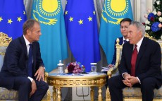 Первый Президент Казахстана встретился с Председателем Европейского совета Дональдом Туском