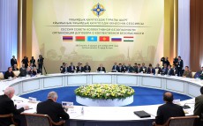 Нұрсұлтан Назарбаев Ұжымдық қауіпсіздік шарт ұйымы Ұжымдық қауіпсіздік кеңесінің кеңейтілген құрамдағы сессиясына қатысты
