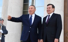 Встреча с Президентом Республики Узбекистан Шавкатом Мирзиёевым, прибывшим в Казахстан с государственным визитом