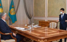 The President receives Minister of Digital Development, Innovation and Aerospace Industry Bagdat Mussin