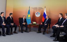 Meeting with Vladimir Putin, President of the Russian Federation, at the XIV Forum of Interregional Cooperation of Kazakhstan and Russia