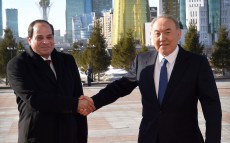 Елбасы Қазақстанға ресми сапармен келген Мысыр Араб Республикасының Президенті Әбдел Фаттах Ас-Сисимен кездесті