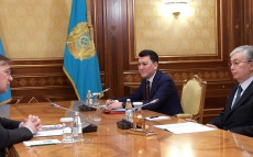 Касым-Жомарт Токаев принял члена Национального совета общественного доверия Михаила Дорофеева