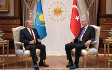 Нұрсұлтан Назарбаев Түркия Республикасының Президенті Режеп Тайип Ердоғанмен кездесті