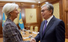 Президент Казахстана Касым-Жомарт Токаев провел встречу с исполнительным директором МВФ Кристин Лагард