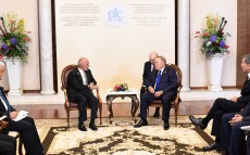 Встреча с Президентом Исламской Республики Афганистан Мохаммадом Ашрафом Гани на полях Саммита Организации исламского сотрудничества по науке и технологиям